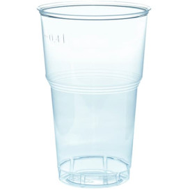 Plastikbecher Transparent PS 490ml Ø9 0cm 40 Stück