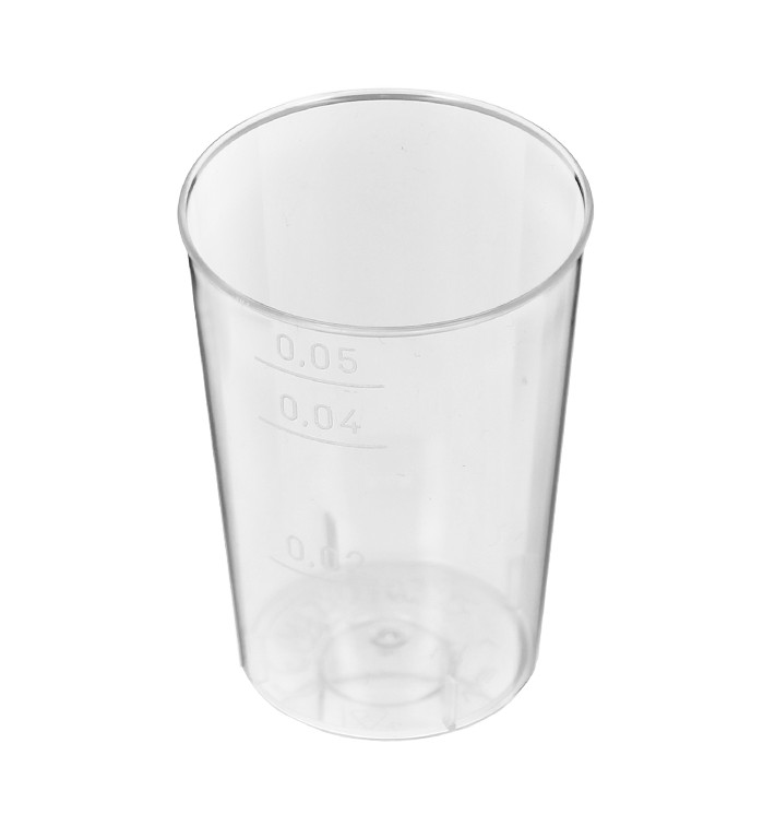 Kunststoffbecher Transparent aus PS Crystal 50ml 40 Stück