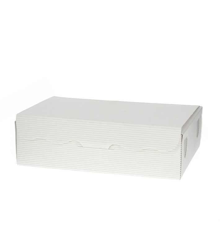 Box für Süßwaren und Konfekt weiß 20x13x5,5cm 