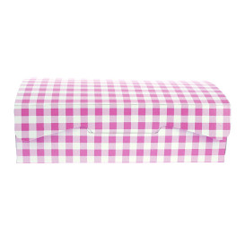 Gebäck-karton pink 18,2x13,6x5,2cm (5 Einh.)