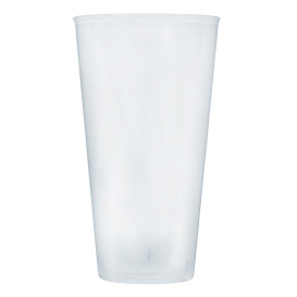 Transparente Plastikbecher für Cocktail 470ml 