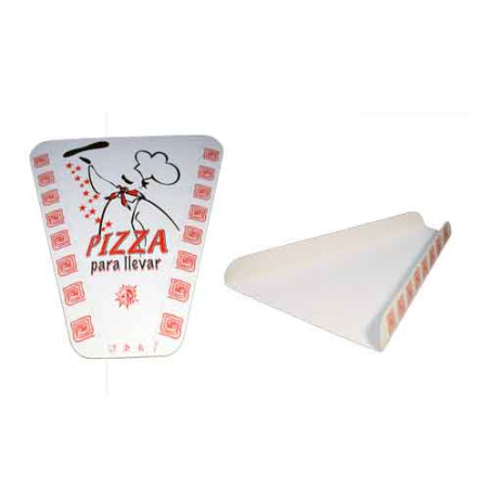 Pappteller für ein Pizzastück (100 Stück)