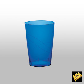 Becher aus Hartplastik Blau Transp. PS 200ml (50 Stück)