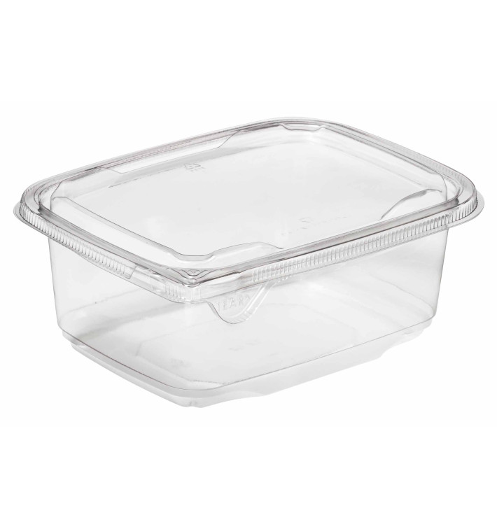 Salatschale aus Plastik 180x140x70mm PET 1000ml (65 Stück)