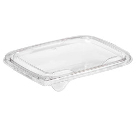 Deckel Flach für Plastiksalatschale PET 18x14cm (1000 Stück)