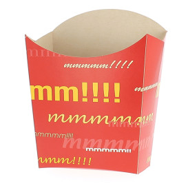 Medium Pommesschütte Faltbox 8,2x3,5x12,5cm (500 Stück)