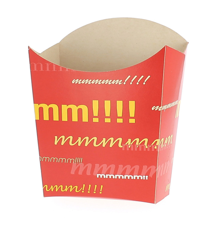 Medium Pommesschütte Faltbox 8,2x3,5x12,5cm (500 Stück)