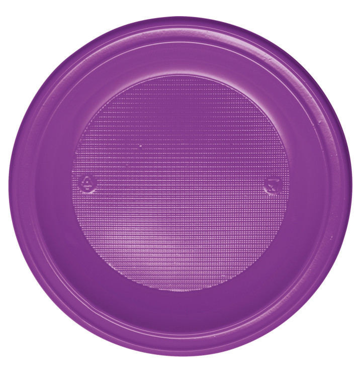 Plastikteller Tief Violett PS 220mm (30 Stück)