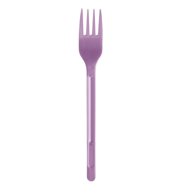 Plastikgabel Violett PS 175mm (20 Stück)