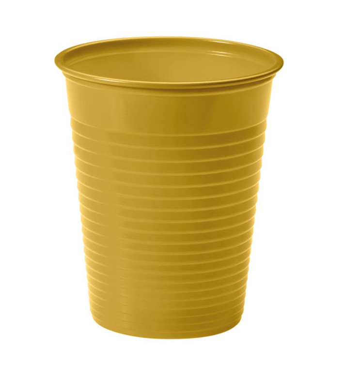 Plastikbecher Gold PS 200ml (1500 Stück)