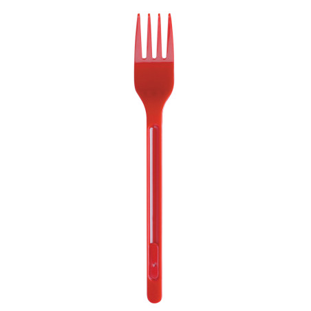 Plastikgabel PS Rot 165mm (20 Stück)