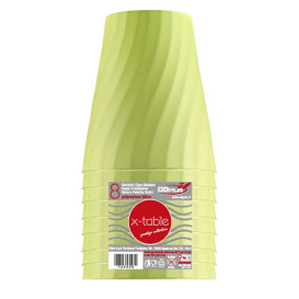 Plastikbecher Lime PP 320ml (128 Stück)