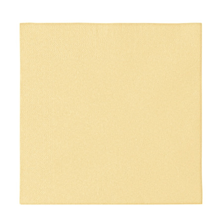 Papierservietten 2-lagig Creme 33x33cm (50 Stück)