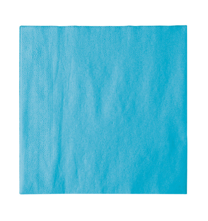 Papierservietten 2-lagig Blau 33x33cm (50 Stück)