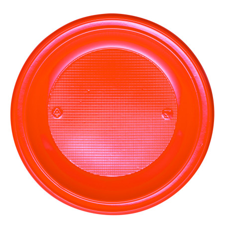 Plastikteller PS Tief Orange Ø220mm (30 Stück)