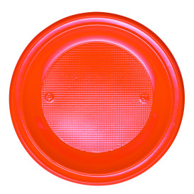 Plastikteller PS Tief Orange Ø220mm (600 Stück)