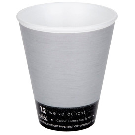 Styroporbecher "Fusion" Grau 12Oz/355ml Ø94mm (1000 Stück)