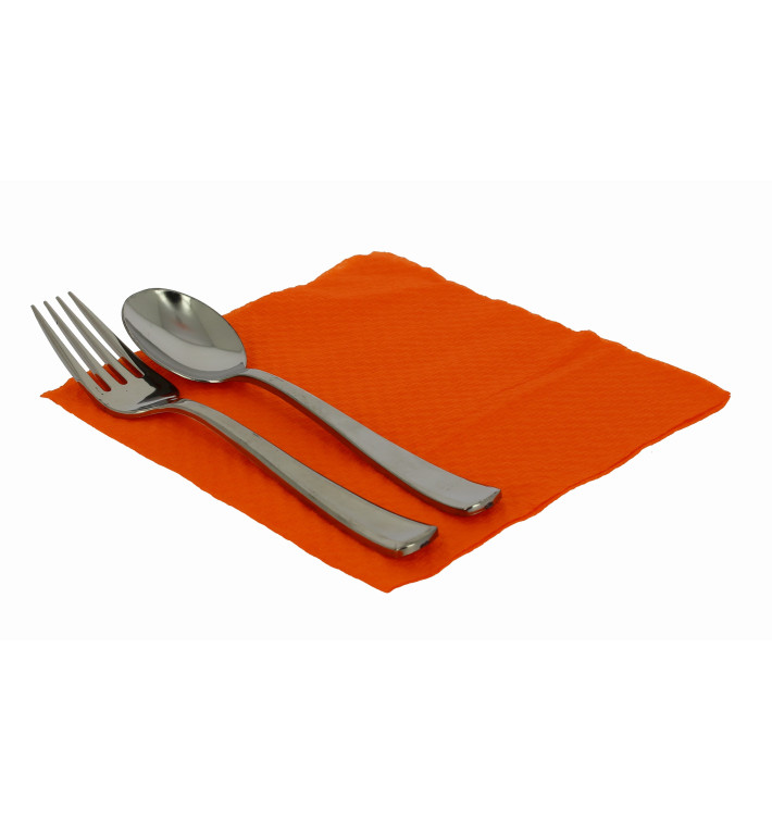 Papierservietten Orange 33x33cm 1-lagig (70 Stück)