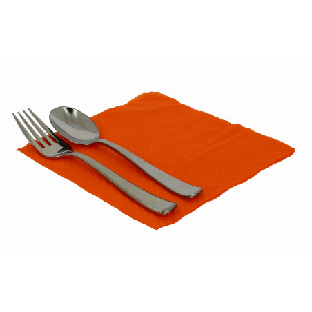 Papierservietten Orange 33x33cm 1-lagig (70 Stück)