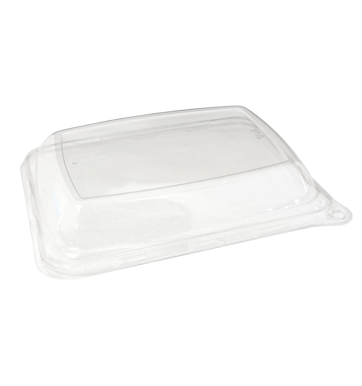 PlastikDeckel für Verpackung Zuckerrohr 20x14cm (50 Stück)