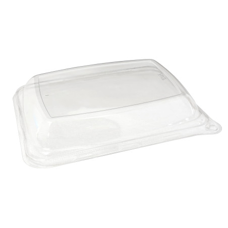 Domdeckel Plastk für Verpackung Zuckerrohr 20x14x3cm (50 Stück)