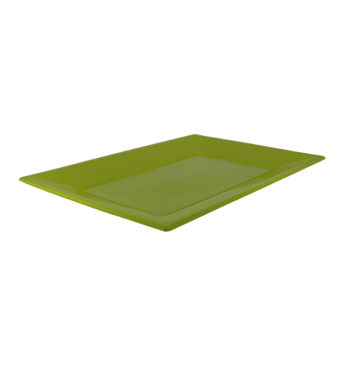 Bandeja de Plastico Pistacho 330x225mm (3 Uds)