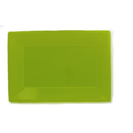 Bandeja de Plastico Pistacho 330x225mm (3 Uds)