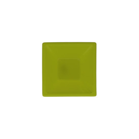 Viereckige Plastikschale Pistazie 12x12cm (25 Stück)