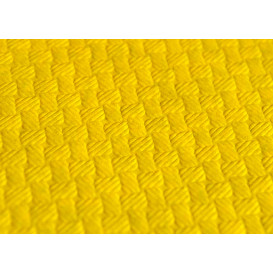Papiertischdecke geschnitten Gelb 1x1 Meter 40g (400 Stück)