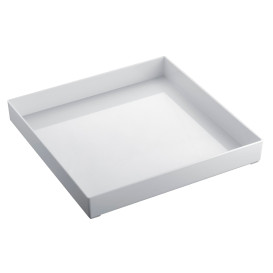 Plastiktablett Präsentation Tray Weiß 30x30cm (9 Stück)