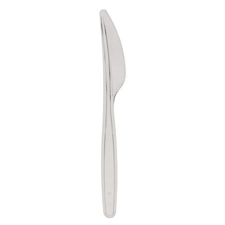 Plastikmesser PS Transparent 175mm (20 Stück)