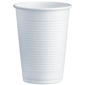 Plastikbecher PS Weiß 230ml Ø7,0cm (100 Stück)