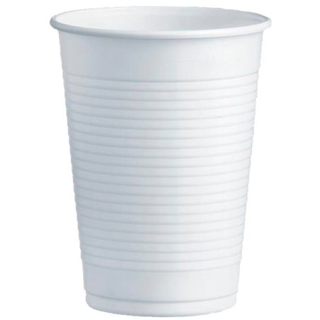 Plastikbecher PS Weiß 230ml Ø7,0cm (100 Stück)