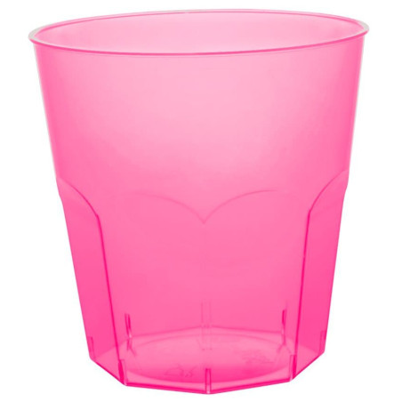 Plastikbecher Fuchsia Transp. PS Ø73mm 220ml (1000 Stück)