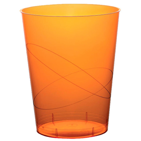 Wiederverwendbarer Schnapsglas PS Moon Orange Transparent 350ml (20 Stück)