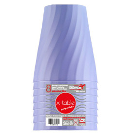 Plastikbecher PP "X-Table" Violett 320ml (8 Stück)