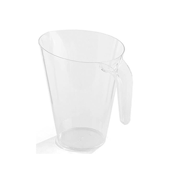 Plastikkrug 1.500ml Transparent Mehrweg (1 Stück)