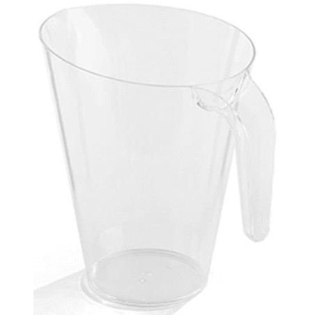 Plastikkrug 1.500ml Transparent Mehrweg (1 Stück)