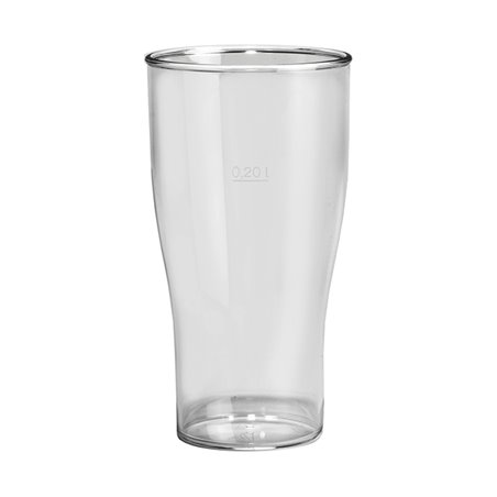 Wiederverwendbares Durable Bierglas SAN Klar 350ml (100 Stück)