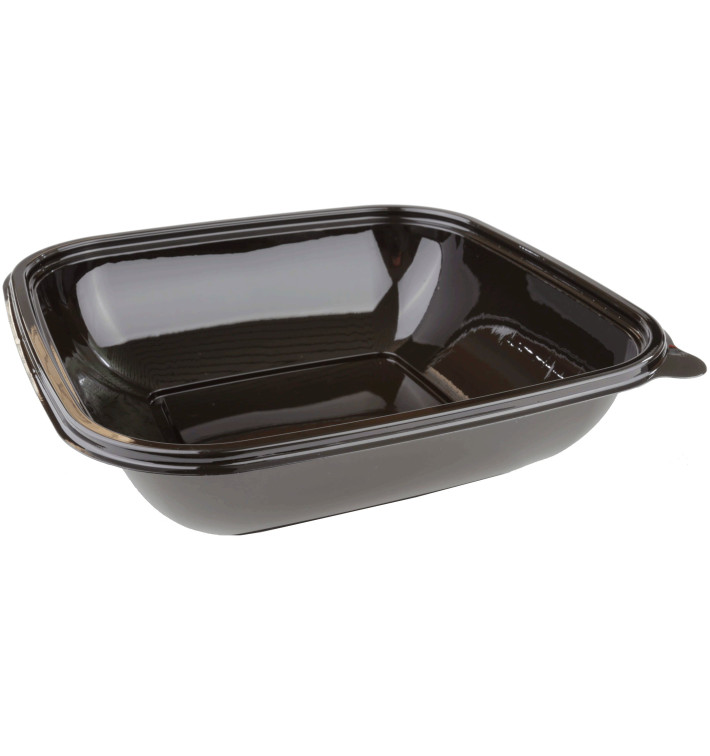 Plastikschale Schwarz  PET 750ml 190x190x40mm (300 Stück)