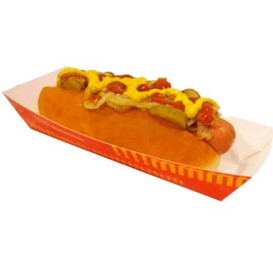 Hot-Dog Schachtel 17x5,5x3,8cm (25 Stück)