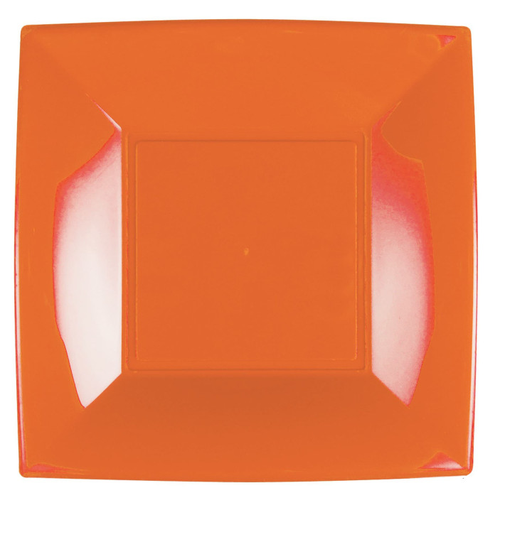 Plastikteller Flach Orange Nice PP 290mm (144 Stück)