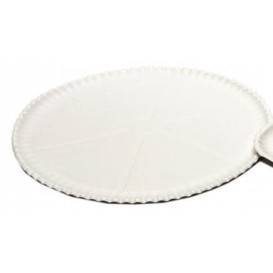 Pizzateller Pappe Weiß Ø33cm (100 Stück)