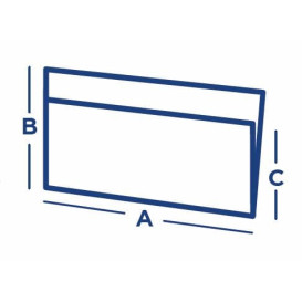 Burgerpapier fettdicht offen 2S Weiß 22x7,6cm (5000 Stück)