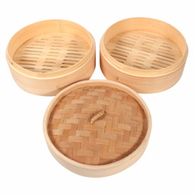 Verpackung aus Bambu Maxi Dim Sun Ø20x6cm (4 Einheit)