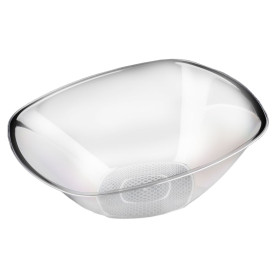 Plastikschale Rund Transparent Ø277mm Square PS 3000ml (3 Stück)