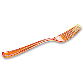 Plastikgabel orange 190mm (10 Stück)