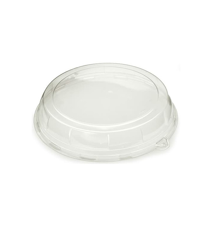 Plastikdeckel Transparent für Servierplatte rund 34x8cm (5 Stück)