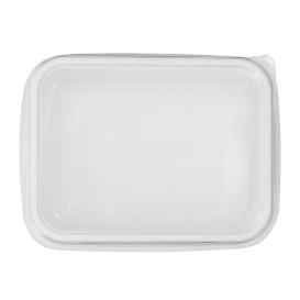 Plastikdeckel Transparent für Servierplatten 157x112x51mm (100 Stück)