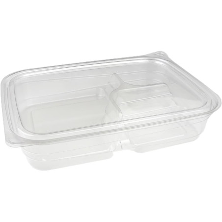 Plastikbehälter 3F PET 700ml 22x16x4cm (75 Stück)